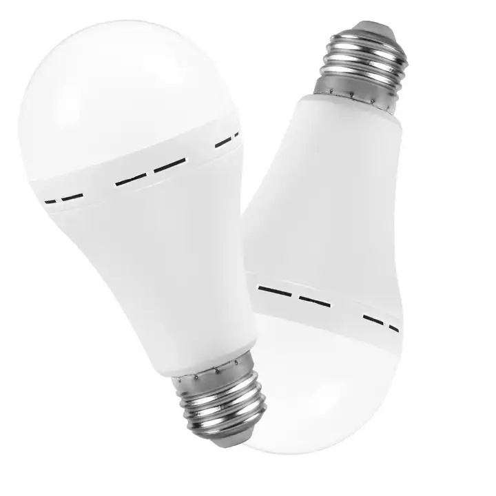 Rechargeable Emergency LED Bulb 6500K 7W 9W 12W Battery Operated Light Bulb E27 B22 for load shedding power outage