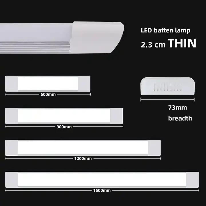 30cm 60cm 120cm 2ft 4ft Lighting luz led Tubes housing Fluorescent Fixture 18W Integrated T5 led Tube lighting T8 batten tube