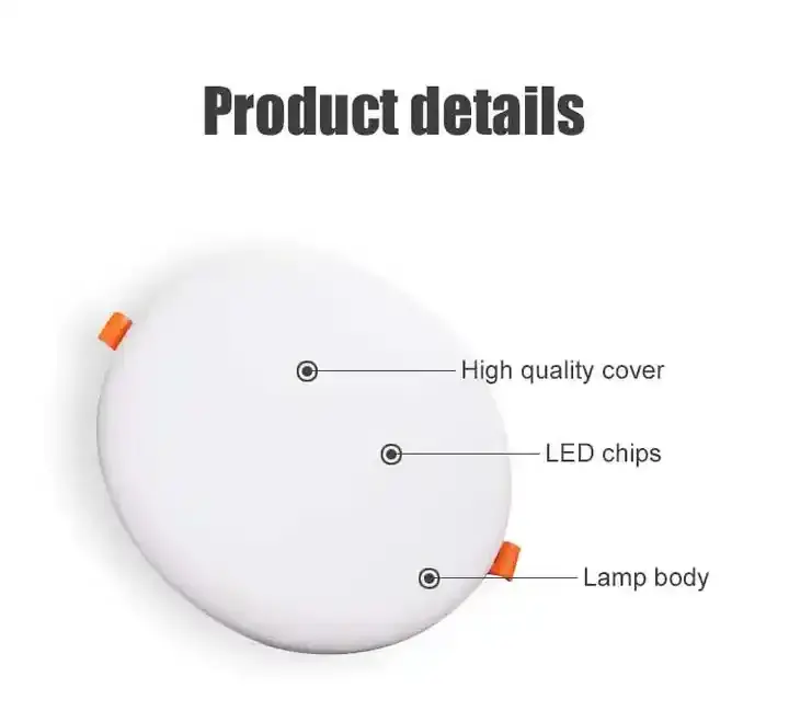 Smart Led Ceiling lamp Slim Frameless down Light Surface Mounted Recessed  Led Panel Light for Commercial and Industrial area