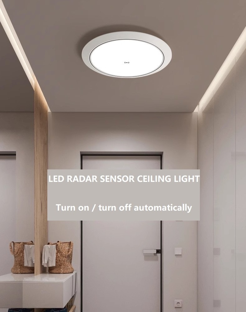 Home Application Battery Operate LED Ceiling Lights Indoor Outdoor Motion Sensor lamp for Hallway Laundry Stairs Garage Bathroom