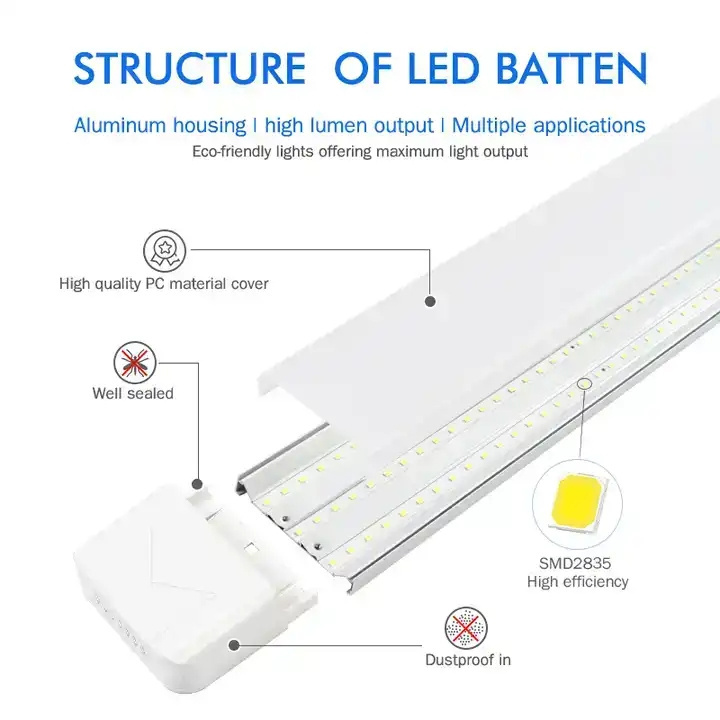 30/60/120cm 2ft 4ft Lighting luz led Tubes housing Fluorescent Fixture 18W Integrated T5/T8 LED Tube,lighting tube,tube Light