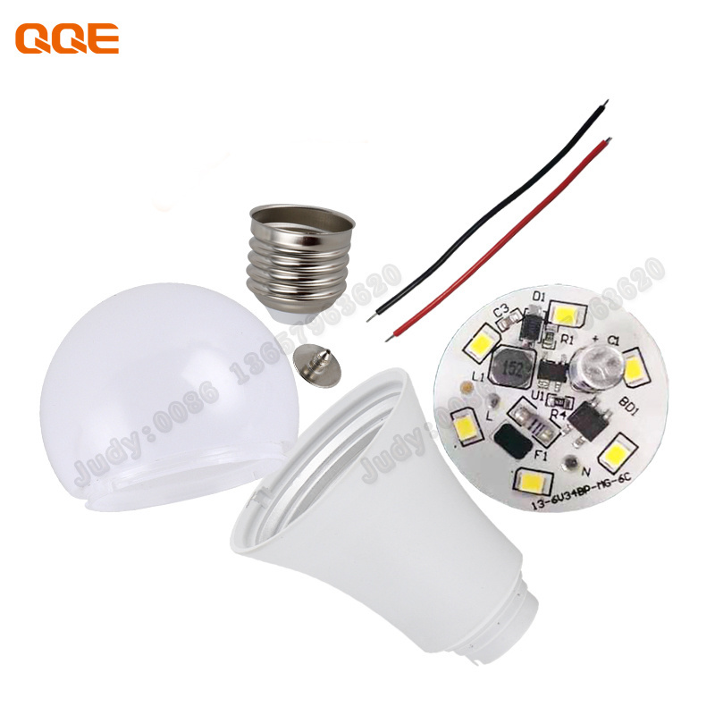 Driver on board no flicker 5W 100lm/w 85-265V 80Ra 6500K SMD2835 led chips on LED DOB IC driver board for 5W led bulb board