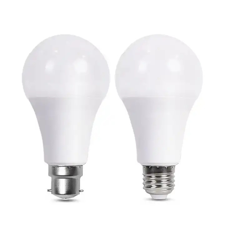 Compact LED lamp E27 B22 PBT with aluminum housing and PC cover led bulbs 9w 12w 15w 18w skd energy saving lamp