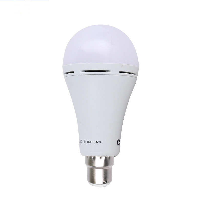 Hot sale  5W 7W 9W 12W LED rechargeable bulb with E27/B22 for camping use outdoor emergency smart bulb