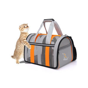 QQgift Custom Cats Carrier 4pcs Set Dog Carrier Travel Soft-Sided Pet Carrier for Small Cats Dogs Puppies transport box bag