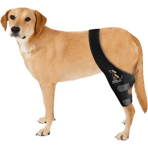 QQgift Custom stylish Dogs Knee Brace Dog Canine Knee Stifle Brace Wrap dog knee Brace for Torn ACL Hind Joint Pain