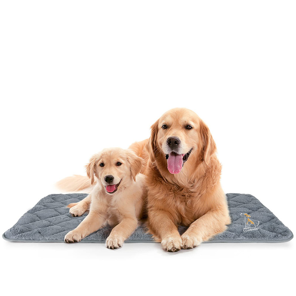 QQgift custom Large Dog Crate Bed Mattress Washable Pet Cushion Mat Pad Puppy Cage Bedding Flat Sleeping Blanket for Kittens