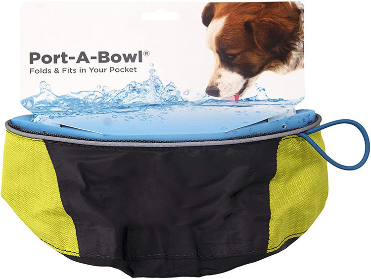 QQgift OEM custom, Dog Travel Accessories and Gear, Foldable treat feed bowl, multi-functional organizer bag