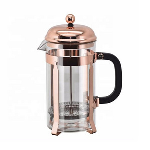 Wholesale Tea Pot French Press Coffee Maker Stainless Glass Coffee & Tea Sets White Box Customized