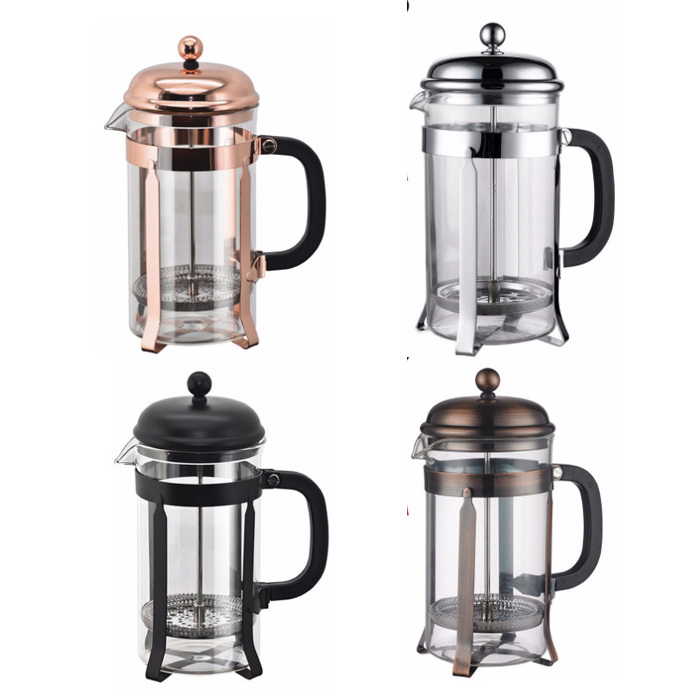 350ml Stainless Steel Double Filter Black Cafe Tea Maker Prensa Francesa French Press Coffee Maker