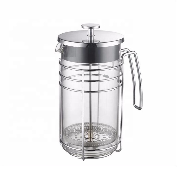 Glass French Press Coffee Pot Hand Brewed Coffee Set Filter Home French Press Brew Pot