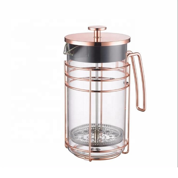 Glass French Press Coffee Pot Hand Brewed Coffee Set Filter Home French Press Brew Pot