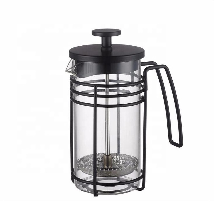 Glass French Press Coffee Pot Hand Brewed Coffee Set Filter Home French Press Brew Pot