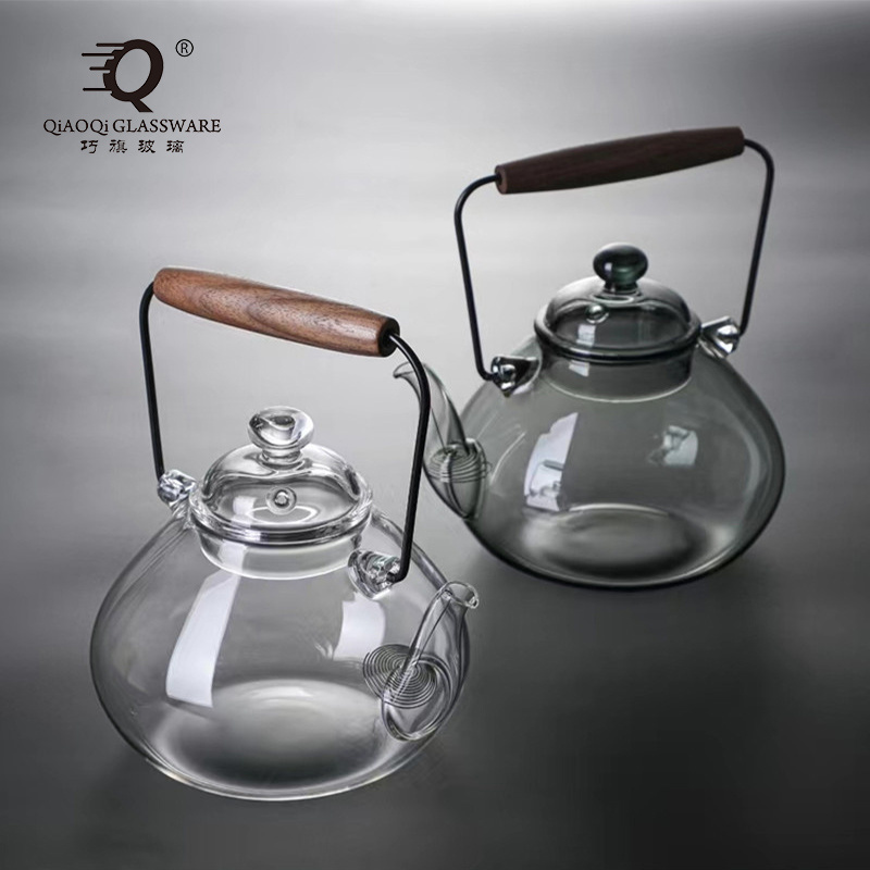 Japanese Retro Large capacity kettle Electric clay oven can heat the kettle Glass Tea Kettle Pitcher pot