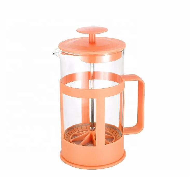 new style 800ML vacuum insulated coffee french press coffee maker with mug