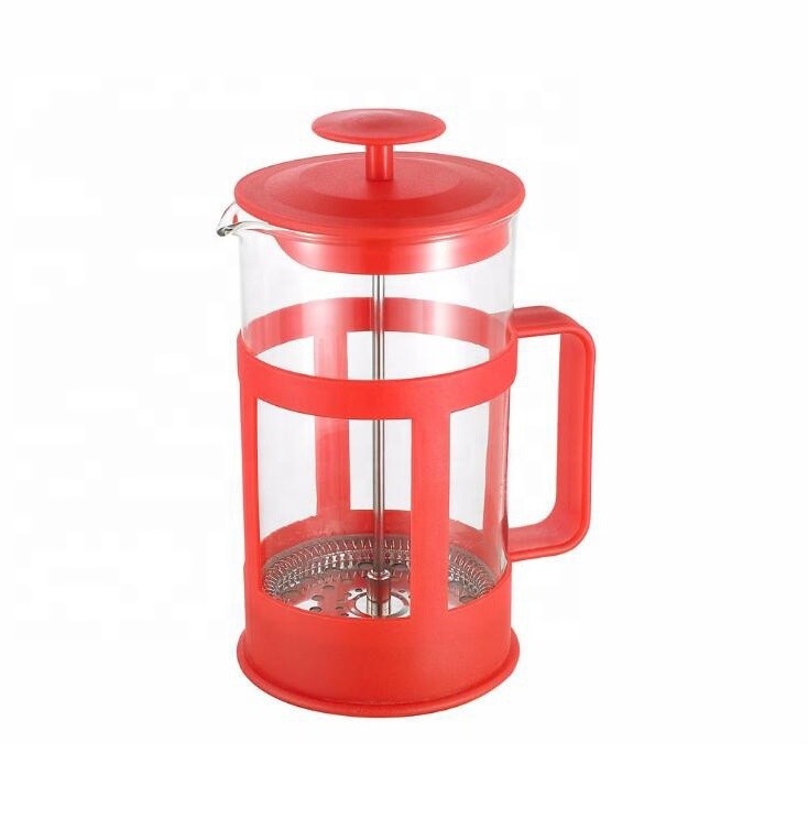 new style 800ML vacuum insulated coffee french press coffee maker with mug