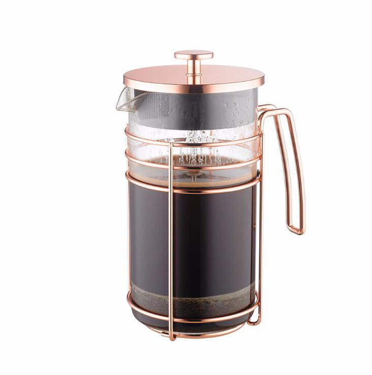 350ml 800ml High Borosilicate Glass French Press Coffee Maker with Metal Sleeve