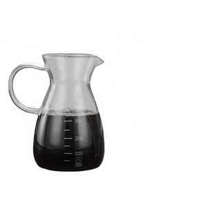 High borosilicate glass Iced drip coffee maker Pour-over Sharing pot coffee set