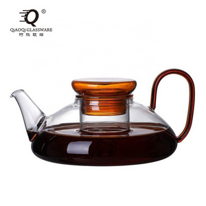 600ml Glass Filter Brewing Teapot Tea Infuser Household Brewing Teapot Coffee Pot