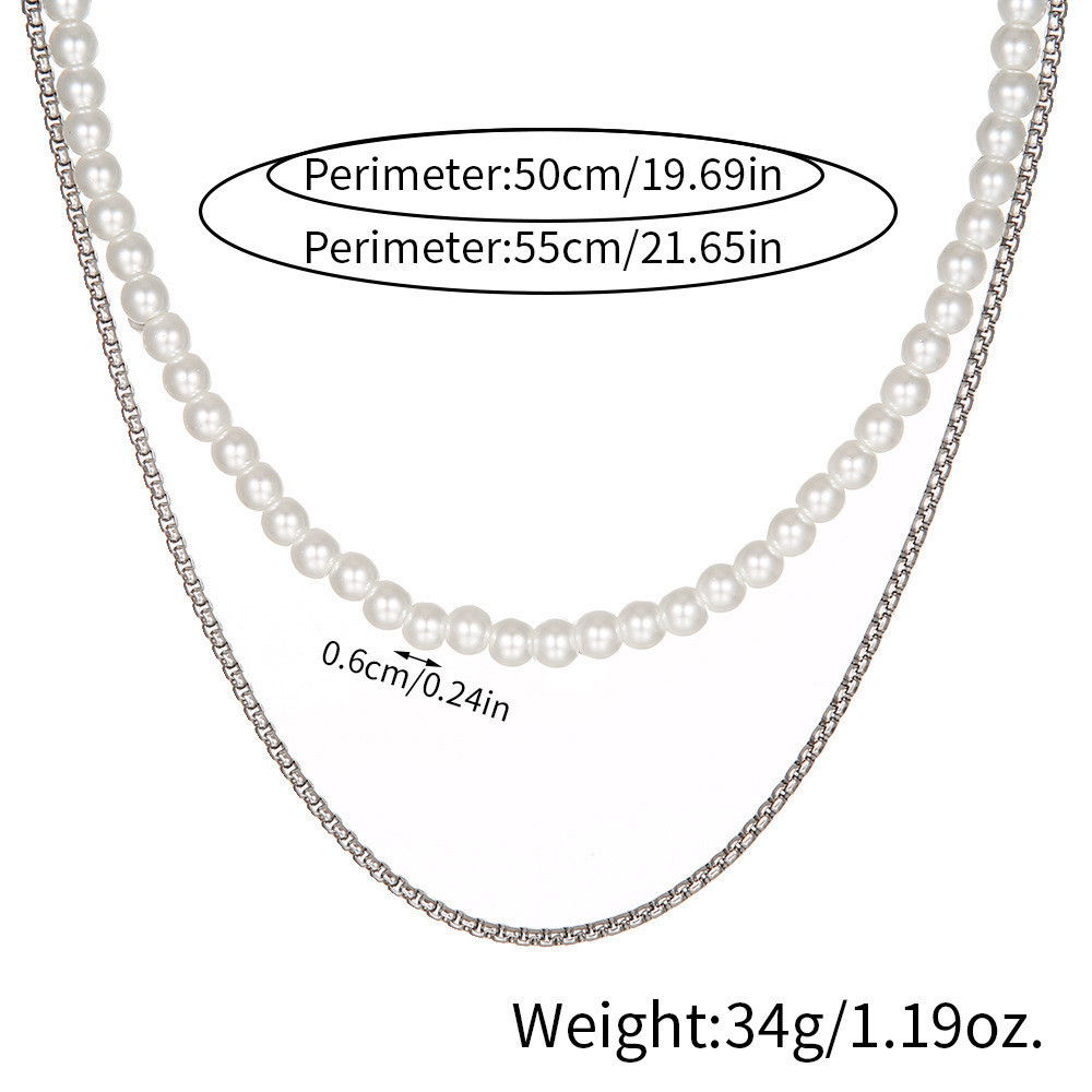 Wholesale Stainless Steel Jewelry Gold Plated Designer Necklace Beaded And Pearl Necklace