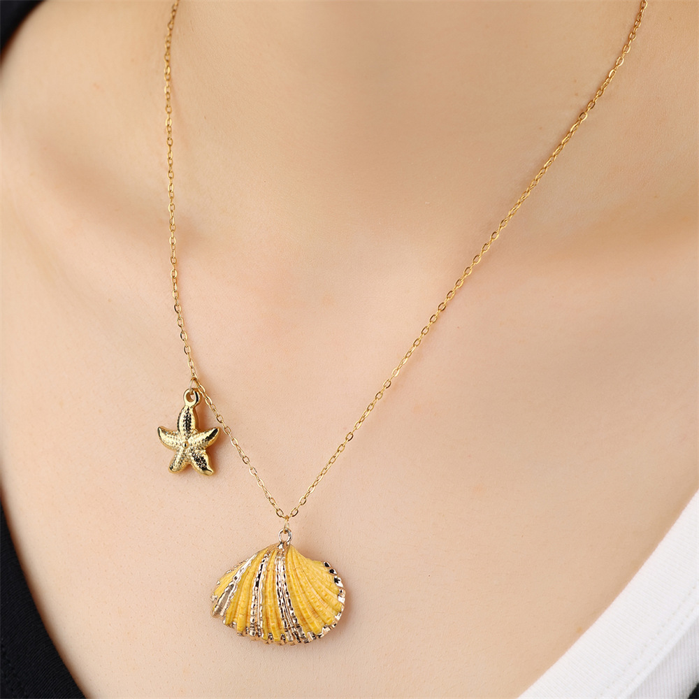 Summer hot selling souvenir Ocean Jewelry 18k gold plated waterproof gift jewelry set