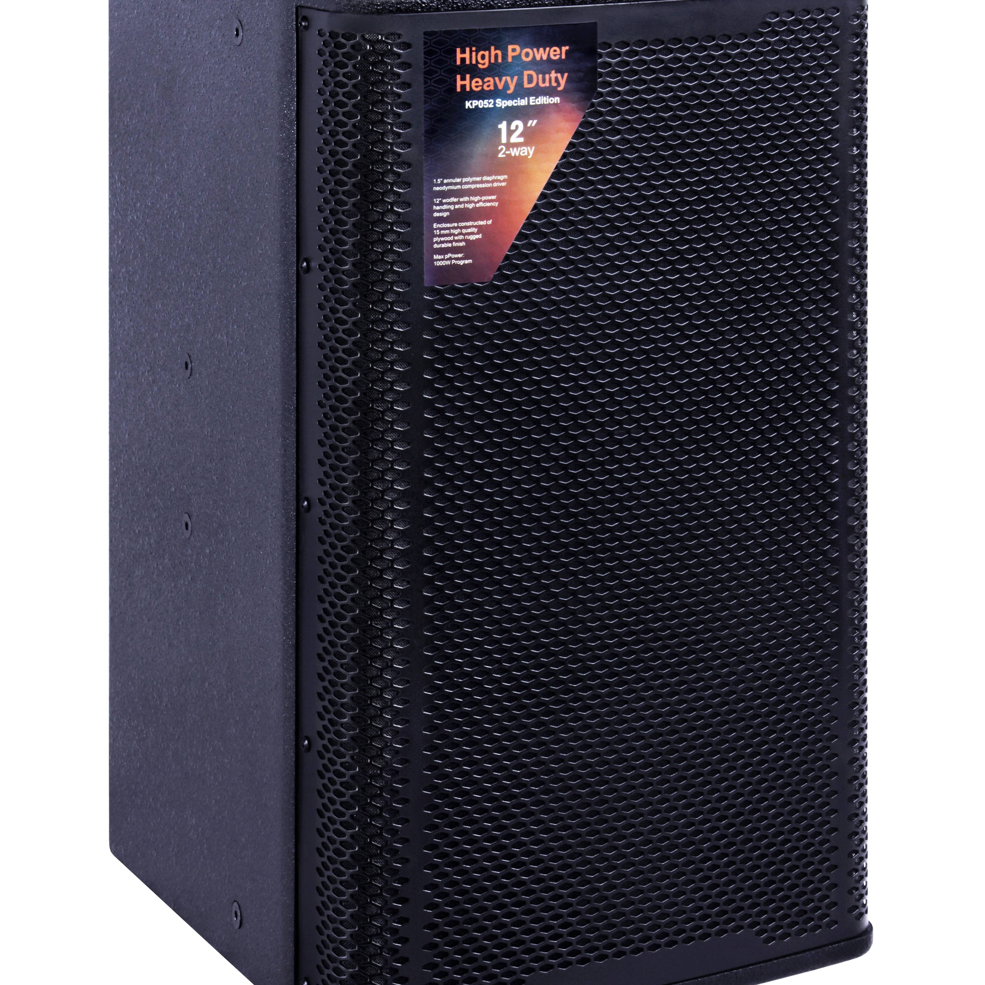 Electronic PA Loudspeaker Speaker Box Dj Wooden Qqchinapa LKP051 Audio Heavy Duty Cabinet 15 Inch Combination 1000W 250W Passive