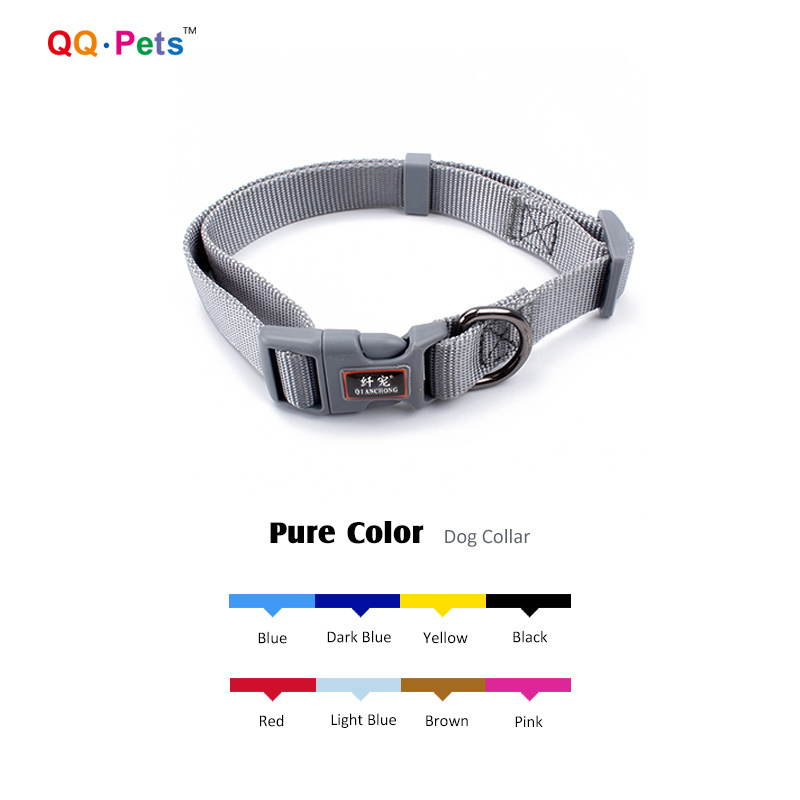 Dog Training Collar Adjustable for Small Medium Large pet and Puppies Accessories High Quality Nylon Basic Pet Dog Collar