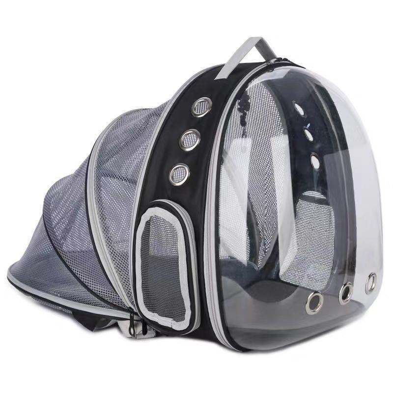 Expandable Cat Backpack Space Capsule Bubble Transparent Clear Pet Carrier for Small Dog Pet Carrying Hiking Traveling Backpack