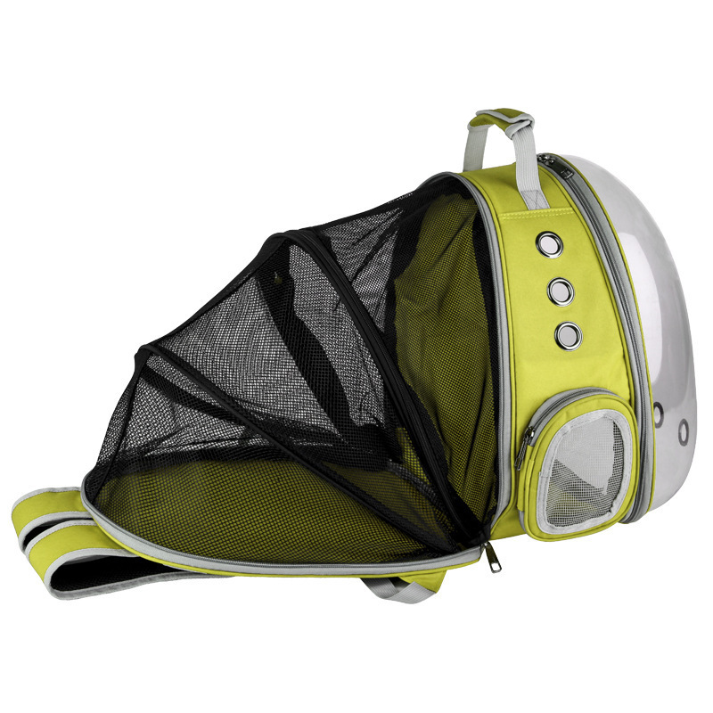 Expandable Cat Backpack Space Capsule Bubble Transparent Clear Pet Carrier for Small Dog Pet Carrying Hiking Traveling Backpack