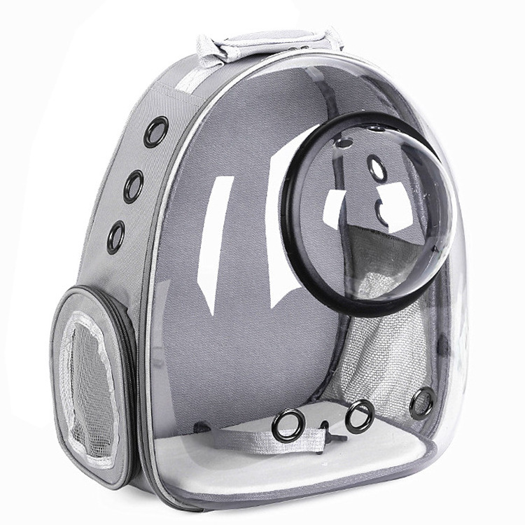 Portable Pet Cat Carrier Bag Transparent Capsule Breathable Travel Parrot Cat Dog Bird Backpack