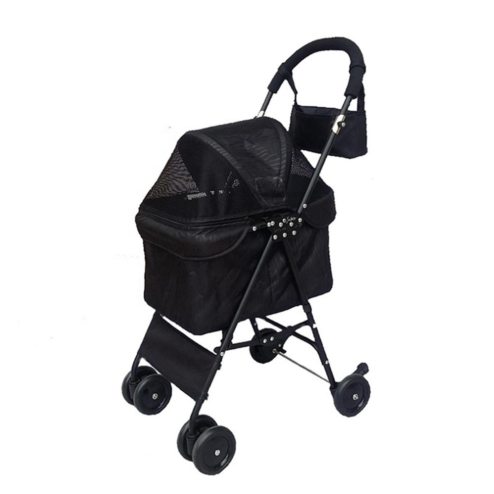 Hot Sale Pet Travel Carrier Foldable Portable Dog Stroller 4 Wheels Pet Stroller