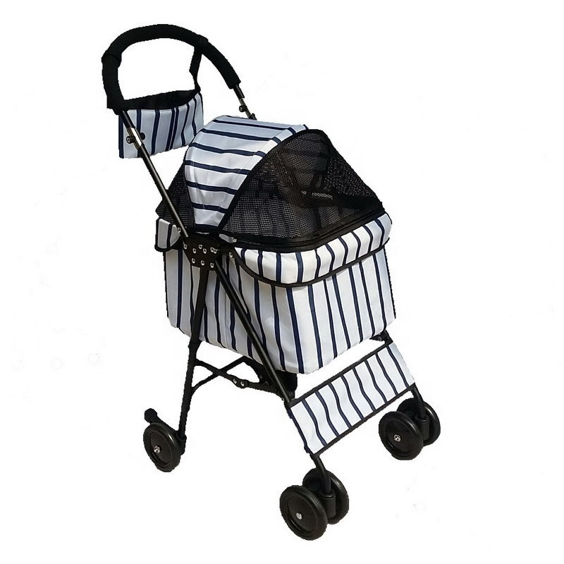 Hot Sale Pet Travel Carrier Foldable Portable Dog Stroller 4 Wheels Pet Stroller