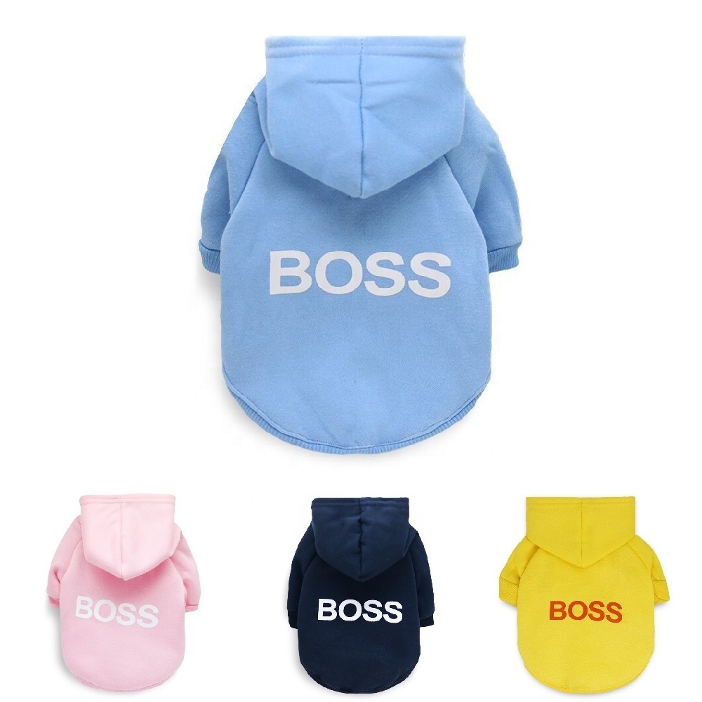 Pet supplies Dog Hoodies Polyester pet clothes wholesale Teddy clothes Spring and Autumn