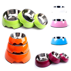 100% Melamine Pet Bowl Stainless Steel Pet Dog Food Bowl Pet Dog Cat Food Bowl