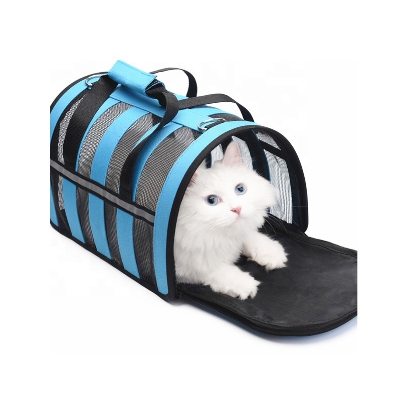 High Quality Breathable Stable Foldable Dog Carrier Soft- sided Pet Travel Bag