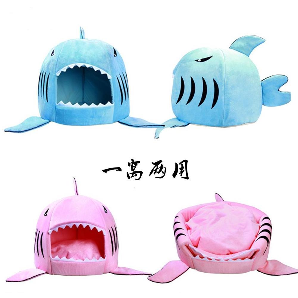 Shark Shape Dog House  Large Dogs Tent High Quality Cotton Small Dog Cat Bed Puppy House Pet Product