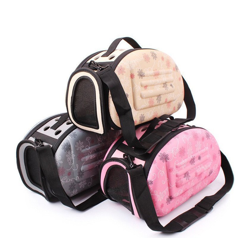 Dog Carrier Bag Portable Pet  Handbag Foldable Travel Bag Puppy Carrying Mesh Shoulder Pet Bags