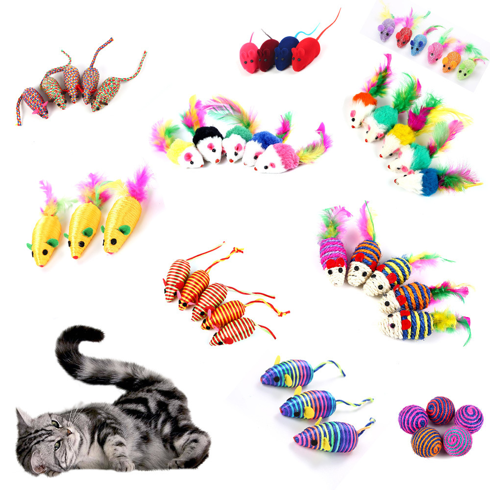 Eco-friendly Hot Selling Funny Fishing Playing Pet Scratcher Cat Toy Mouse Cat Funny Toy