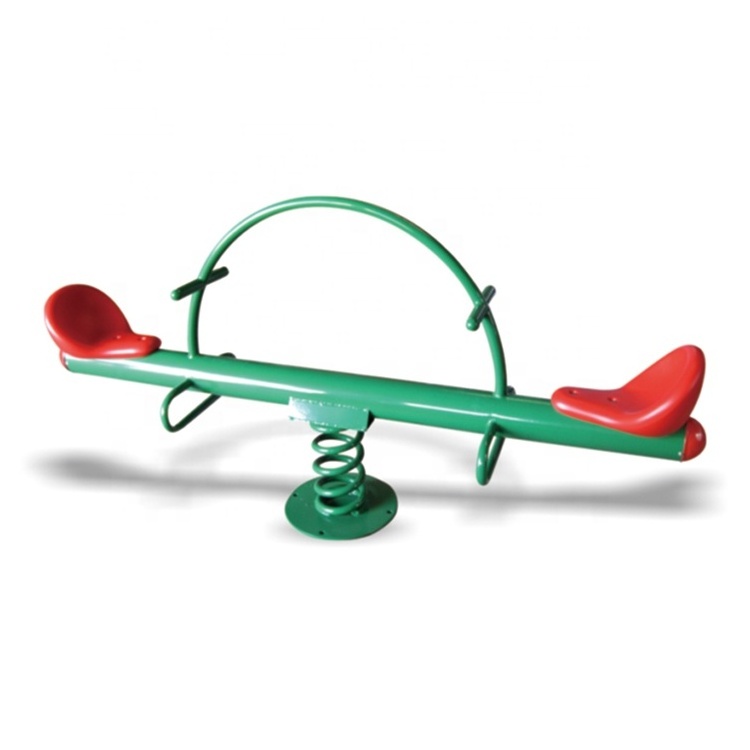 Children Outdoor playground equipment  two seat  PE Board  seesaw for kids