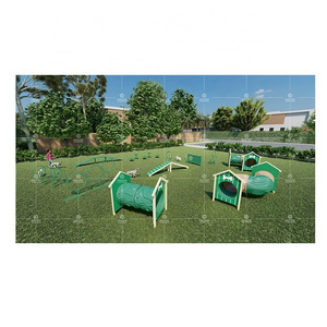 QiaoQiao Cheap Backyard Country Pet Park Training Equipment Outdoor Dogs Playground Equipment for Sale