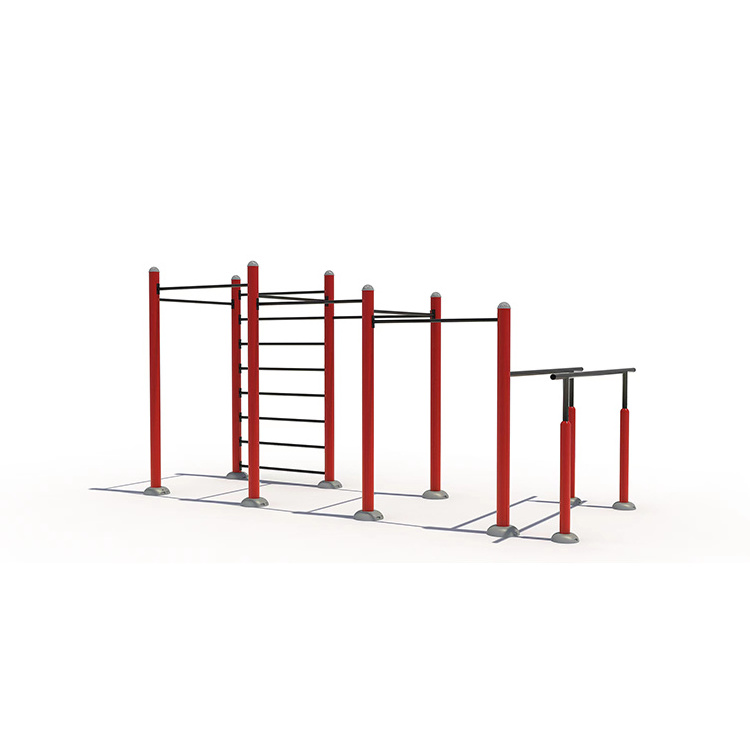 QiaoQiao outdoor fitness equipment gym physical exercise Horizontal bar and parallel bar combination for sale