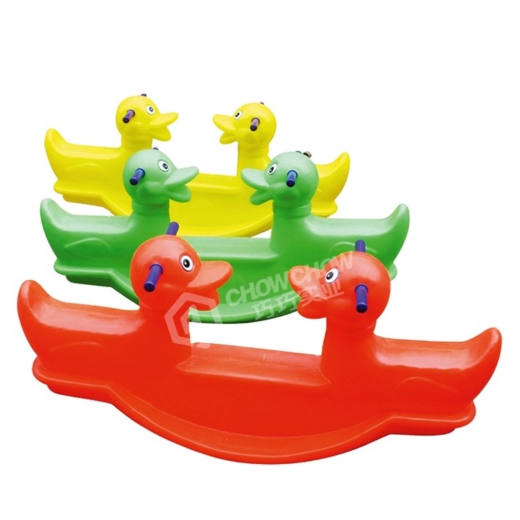 QiaoQiao customized Interesting Children Plastic Outdoor Indoor Animal Seesaw for Two kids