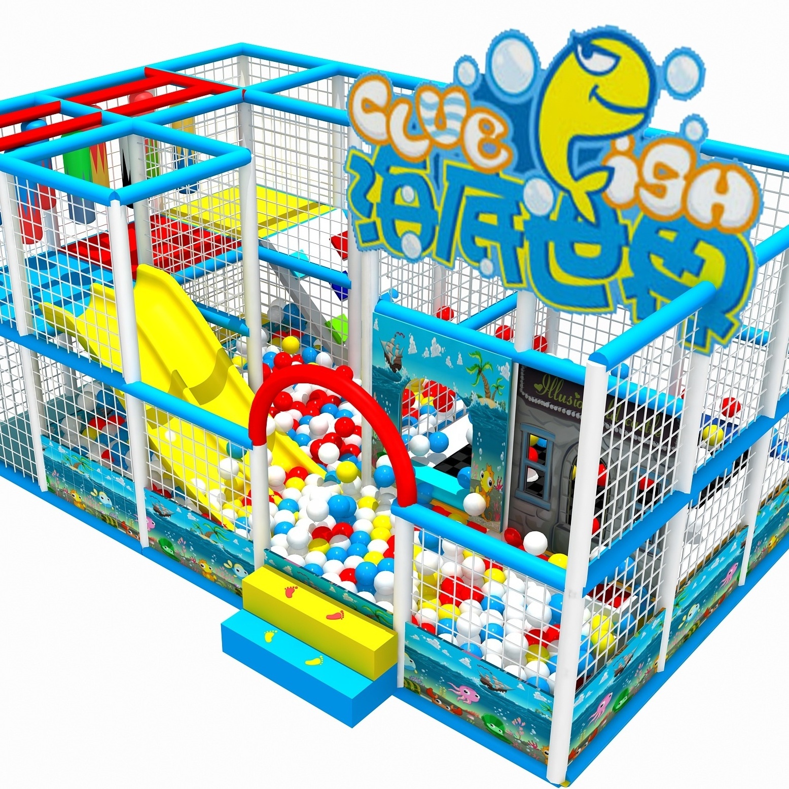 Qiao Qiao hot sale kids soft play indoor playground equipment for children