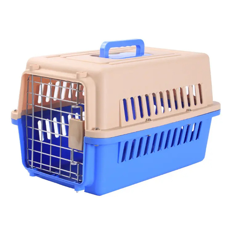 2023 2-Door Top Load Hard-Sided Dog and Cat Kennel Travel Carrier With Wheel