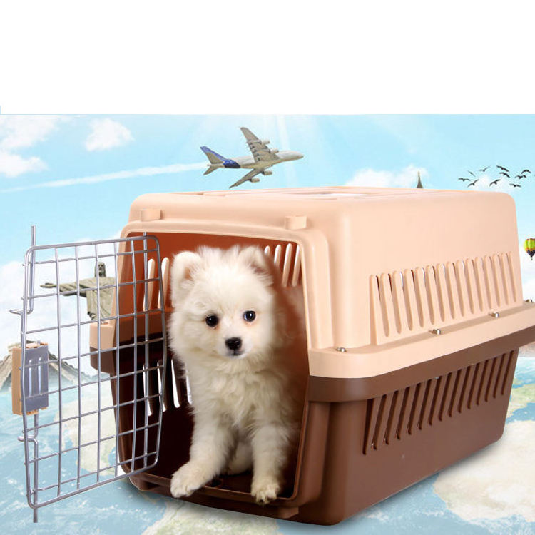 2023 2-Door Top Load Hard-Sided Dog and Cat Kennel Travel Carrier With Wheel