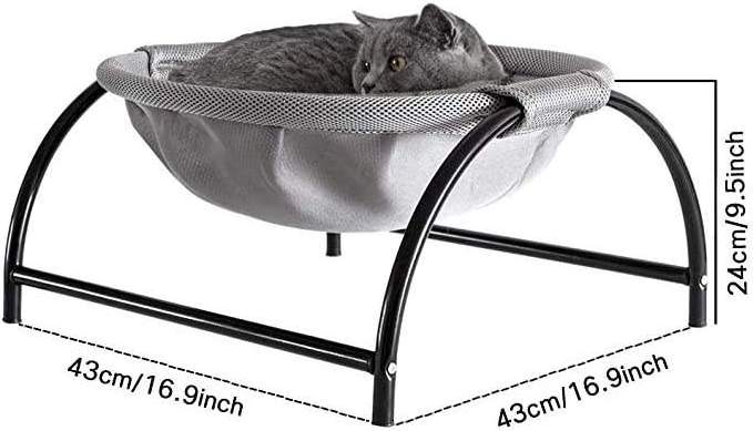 2023 Custom Free Standing Round Breathable Pet Bed Cat Hammock Cat Nest Removable And Washable Pet Bed