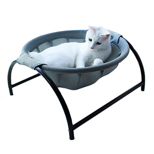 2023 Custom Free Standing Round Breathable Pet Bed Cat Hammock Cat Nest Removable And Washable Pet Bed