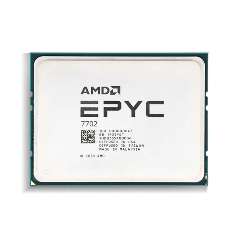 Amd all series Processor Cache 256MB 64C 128T TDP 200W 2.0GHZ Epyc 7702P 7662 7642 7552 7542 7532 7702 CPU for server