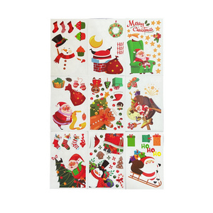 Christmas Decorations Window Clings Stickers Snowman Christmas Windows Stickers