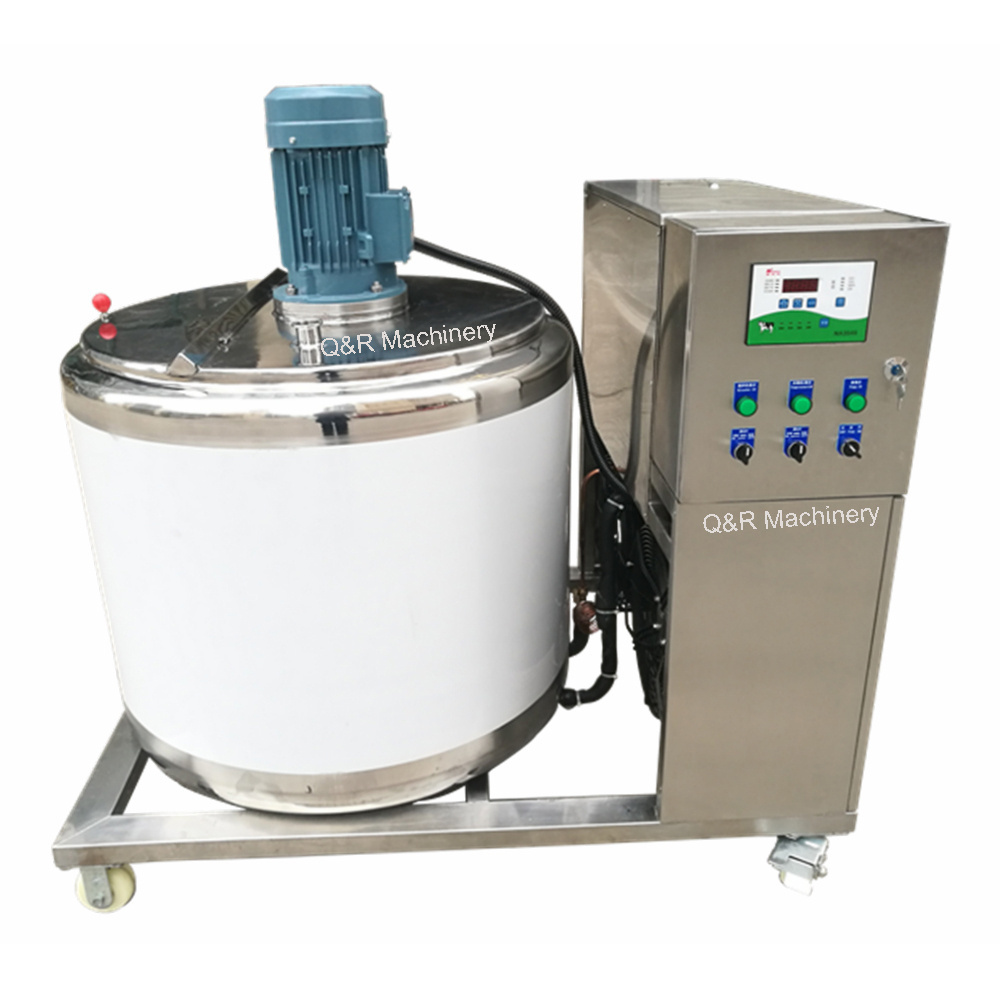 200L High quality stainless steel Dairy equipment jacketed milk cooling and heating tank